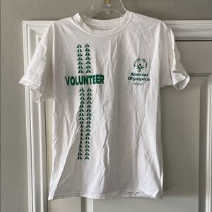 Volunteer T-Shirt - White and Green